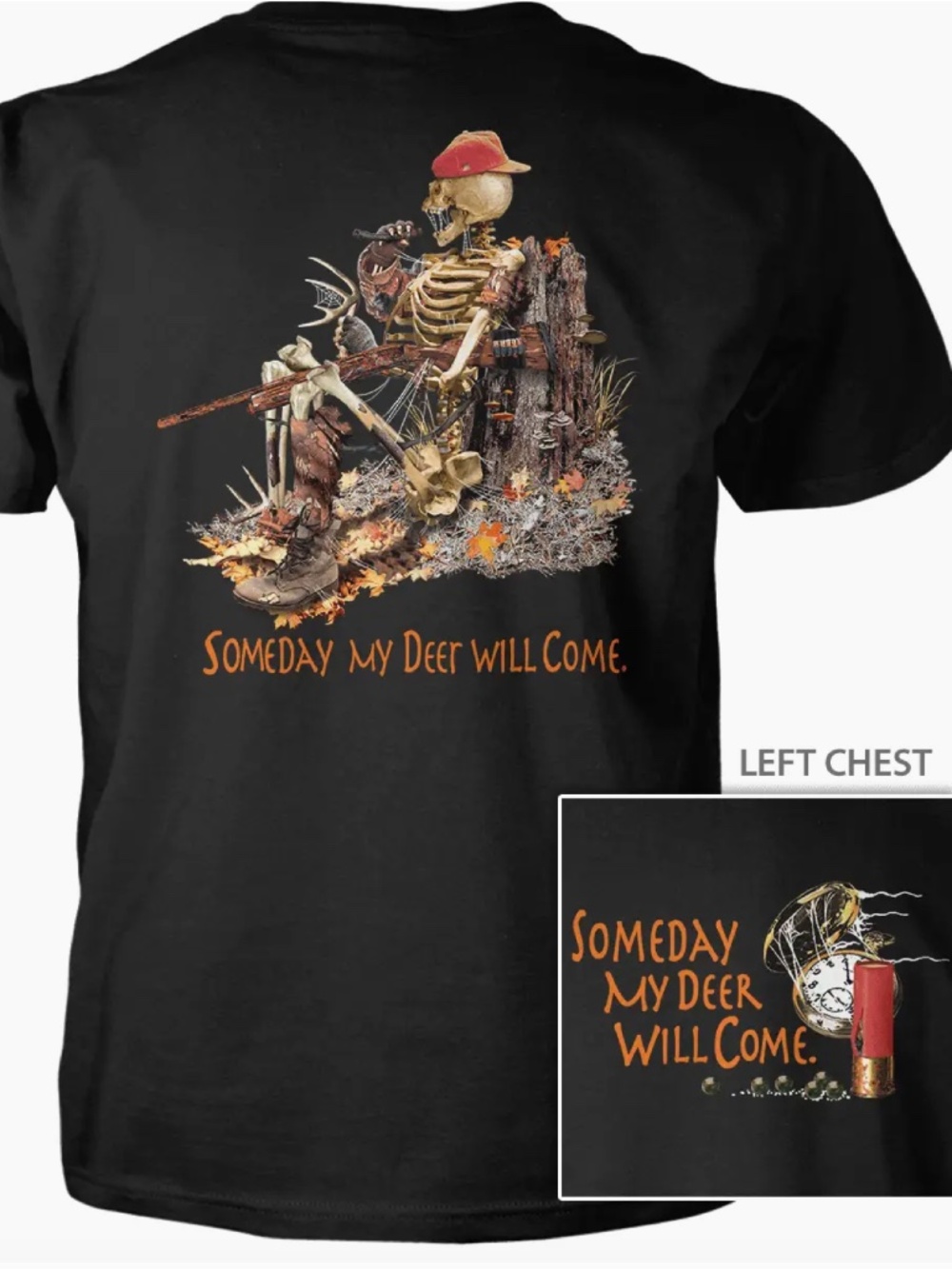 Someday Buck Hunter - Ringspun Cotton T-Shirt - Short Sleeve
